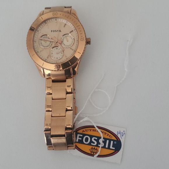 Fossil Es2859 Rose Gold Watch 